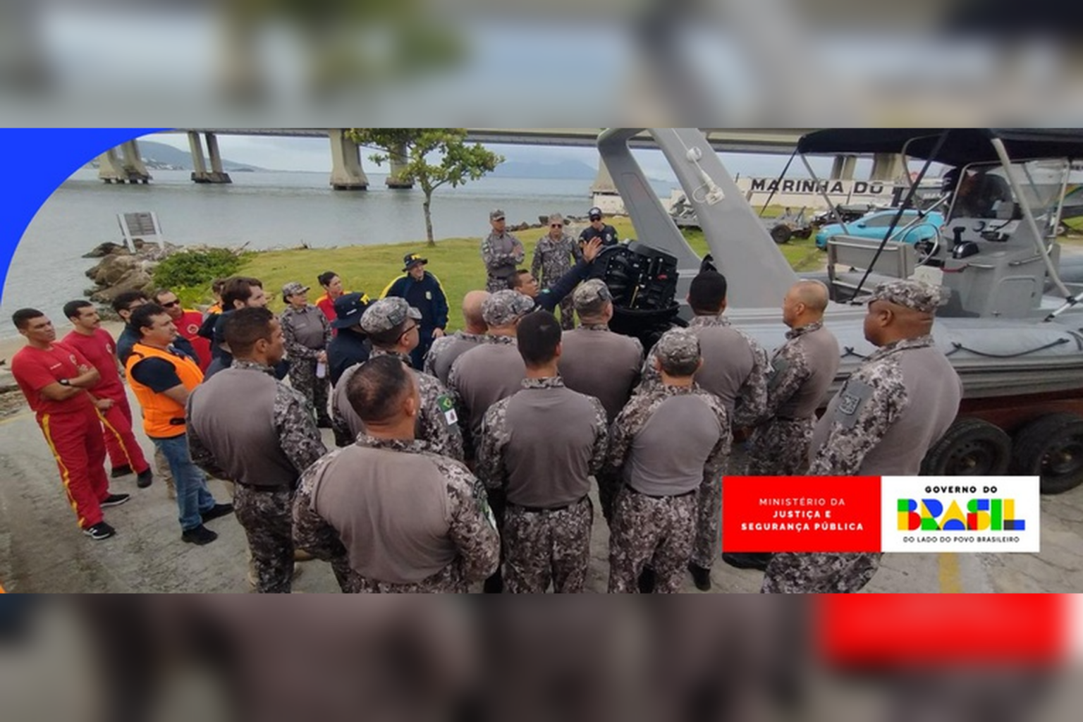 Força Nacional conclui curso de condução e tripulação da Marinha do Brasil